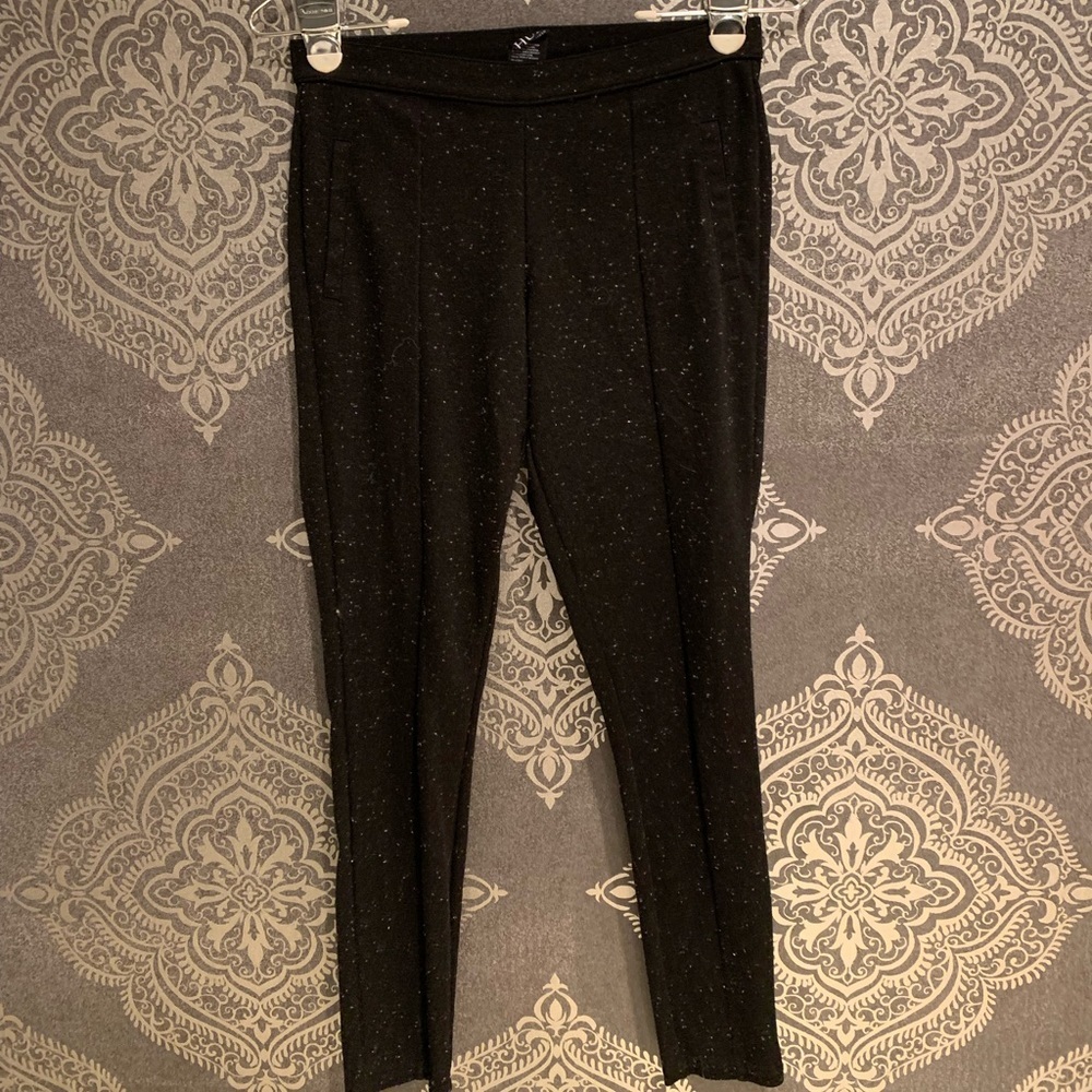 XS Hue Leggings Black with White Speckling
